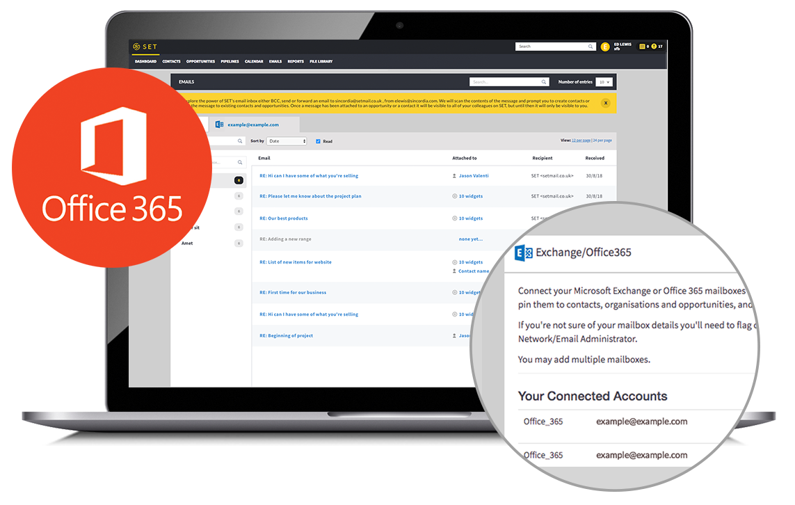 Office 365 and Exchange CRM Integration
